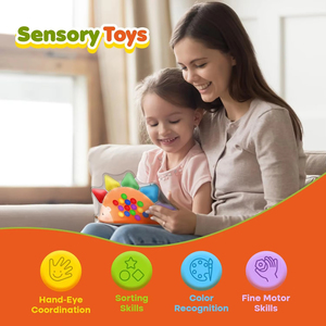 Juguetes de Clasificación de Colores, Juguetes Sensoriales Antiestrés, Regalos Novedosos Relajantes, Juego de Habilidades Sensoriales de Clasificación, Juguetes Montessori para Niños - Product Image 2