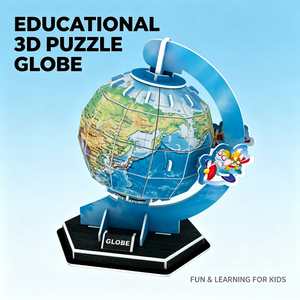 Juguete Educativo Lucky Toys, Rompecabezas 3D Creativo, Modelo de Globo Terráqueo (33 Piezas) - Product Image 2