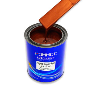 SHHCC 크리스탈 코퍼 펄 1K 도매가 아크릴 베이스코트 액체 고품질 원료 크리스탈 페인트 스프레이 코팅용 - Product Image 3