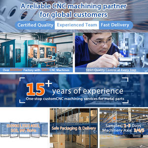 Piezas personalizadas de aluminio CNC de fábrica OEM, componentes de precisión personalizados de plástico y acero inoxidable para equipos industriales - Product Image 4