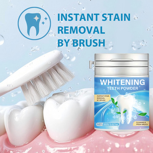 Logotipo personalizado Cuidado bucal Menta Sabor Blanqueador de dientes Cuidado dental <span class=keywords><strong>V34</strong></span> Polvo blanqueador de dientes - Product Image 3
