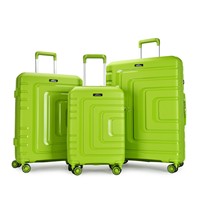 Resena-Valise Trolley en Polypropylène avec Serrure TSA Maletas avec Valise Durable, 3 Tailles, 20, 24, 28 Pouces
