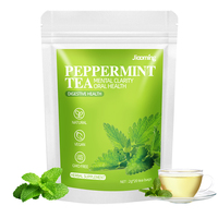 Teh Herbal Pelangsing Perut Hangat Premium dengan Peppermint Segar untuk Pencernaan Sehat, Perawatan Bernutrisi, Campuran Menenangkan, 20 Sachet