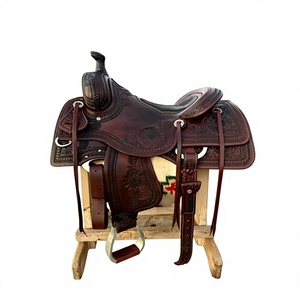 Sillín de Carreras Western de Cuero BS International con Estructura de Madera, Herrajes SUS304, Diseño Grabado Personalizado, Calidad Premium y Sostenible - Product Image 4