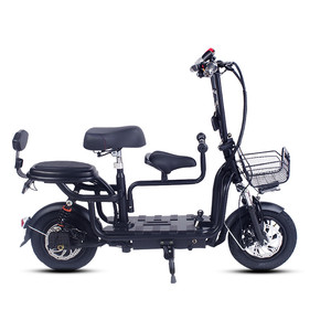 12 Inch Cha Mẹ Con <span class=keywords><strong>3</strong></span> Chỗ Ngồi Gấp Xe Đạp Điện - Product Image 3