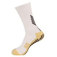 Chaussettes de football antidérapantes, sportives, durables et colorées, avec logo personnalisé