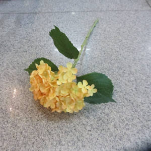 Bellissimi Petali Gialli di Ortensia Artificiale in Seta per Decorazioni di Laurea, Festa del Papà, Festa della Mamma e Halloween - Product Image 4