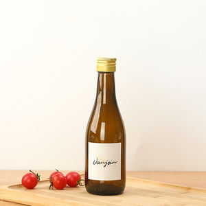 Nouveauté 2023 : Bouteilles de bière en verre ambré givré à col long de 250 ml, idées de nouveaux produits, <span class=keywords><strong>achat</strong></span> en ligne avec bouchon à vis - Product Image 2