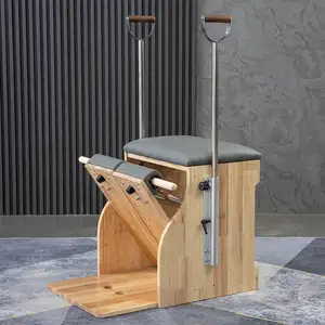 Pilates Reformer attrezzature Combo Wunda Base in legno Pilates sedia per allenamenti efficienti e una maggiore flessibilità