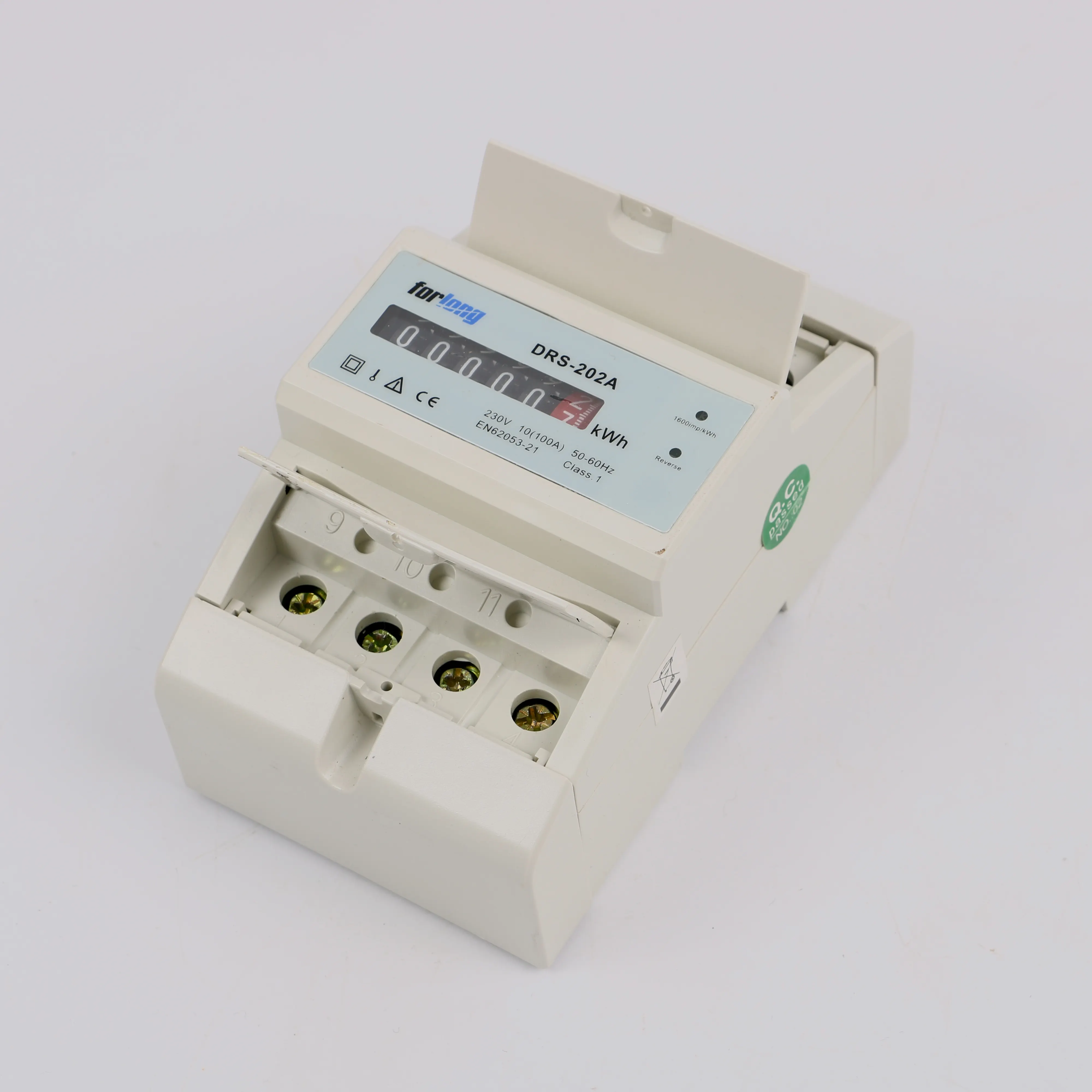 A basso consumo di impulsi di uscita monofase risparmio contatore elettrico mini kwh meter