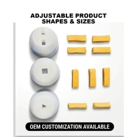 HANJUE Extrudeuse Compacte Multifonctionnelle en Acier Inoxydable SUS304 pour Fruits, Dattes, Biscuits et Barres Protéinées Commerciales