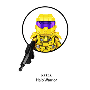 KF542-KF549 Halo Warrior Halo Wars Harvest Spirit of Fire, Personaje del Juego, Bloques de Construcción Educativos de Plástico, Mini Juguetes para Niños - Product Image 3