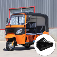 Nouvelle Arrivée au Marché Africain : Auvent de Toit en Bâche pour Tuk Tuk et Side-car de Moto à Carrosserie Fermée, pour Entrepôt de Kumasi, Ghana
