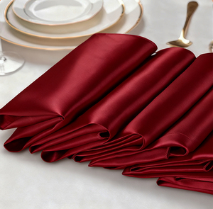 Serbet Sutra Lembut LUYI, Persegi, Satin, Perlengkapan Pesta Pernikahan & Perjamuan - Product Image 5