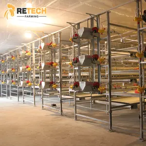 Battery broiler chicken farm cage system sale for farm