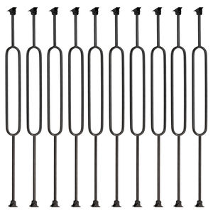 درابزين ألومنيوم مخصص للشرفات والسلالم بتصميم بسيط ومقاوم للصدأ للفنادق والشقق - Product Image 6