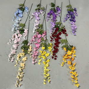 Fleurs artificielles de prêle en soie, décorations de mariage, accessoires de sol, multicolores, pour jardin et maison - Product Image 2