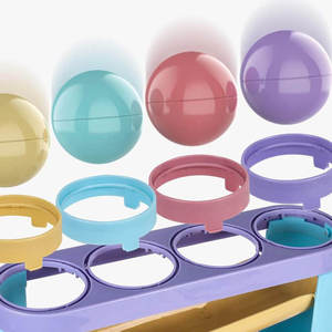 Montessori educativo pista di palla libbra una palla che martella e martella giocattolo per bambini e bambini - Product Image 6