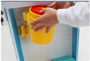 병원 가구 악기 드레싱 응급 치료 트롤리 ABS 마취 트롤리 플라스틱 의학 장바구니 - Product Image 4