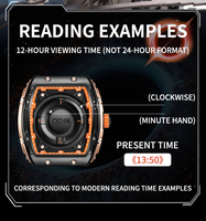 DOM Creative Scrolling Pointer Magnetic Force Relojes de pulsera de cuarzo para hombres Deportes al aire libre Reloj impermeable para hombres Relogio Masculino