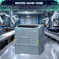 Controlador Lógico Programable Siemens 100% Original Nuevo SIMATIC S7-1200 Compacto a Prueba de Fallos CPU 1212FC DC/DC/DC 6ES7212-1AF40-0XB0