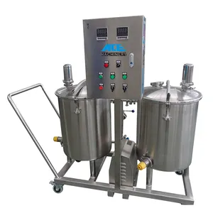 Sistema automático do tanque da limpeza do CIP do aço inoxidável e maquinaria de lavagem do CIP usados para o suco do leite da cervejaria