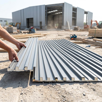 Tuiles de toit modernes en panneaux sandwich en aluminium - Résistantes aux intempéries, au feu et à la corrosion, écologiques, pour entrepôts et maisons préfabriquées