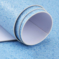 Revêtement de sol en linoléum plastique facile à installer, rouleaux de moquette, coussin en PVC, revêtement en vinyle pour bureau