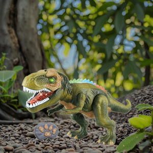 Colorido LED caminando Tyrannosaurus Rex dinosaurio juguete eléctrico <span class=keywords><strong>Robot</strong></span> de <span class=keywords><strong>Control</strong></span> remoto con tema Animal juguete de plástico luces brillantes - Product Image 3
