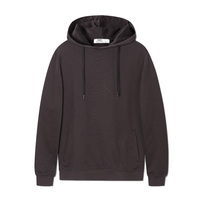 Sweat-shirts à capuche unisexes en coton 100% de haute qualité, 460 grammes, style décontracté ample avec cordon, logo personnalisé en gros