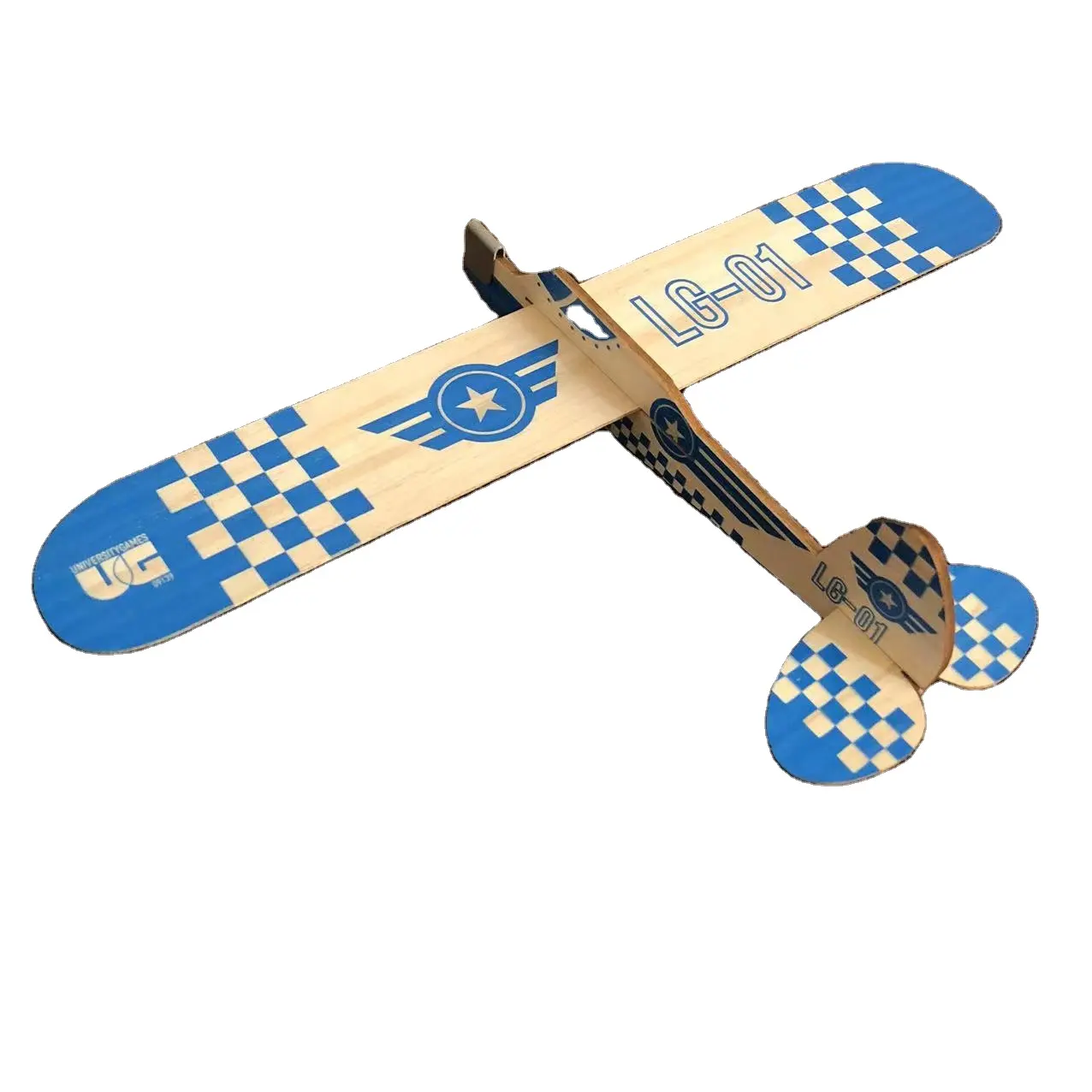 Avion jouet en bois de contreplaqué pour enfants, avion en bois, balsa pour enfants