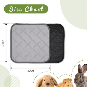 Không thấm nước tái sử dụng có thể giặt thấm hamster guinea pig Pet PEE Pads giường con chó PEE Mat đào tạo nước tiểu tã lót - Product Image 2