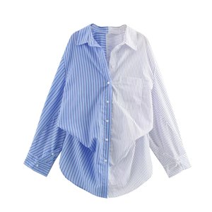 SHENZHU Wanita Musim Panas 2025 Blus Chic Baru dengan Aksen Rumbai, Kemeja Wanita Lengan Panjang Vintage, Blusas Atasan Chic - Product Image 1