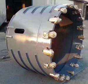 1000 1500Mm Cọc Nền Tảng Xây Dựng Nhiệm Vụ Nặng Nề Công Cụ Khoan Bit Con Lăn Hình Nón Lõi Thùng Xô Cho Đá Granit Đào Lỗ - Product Image 6