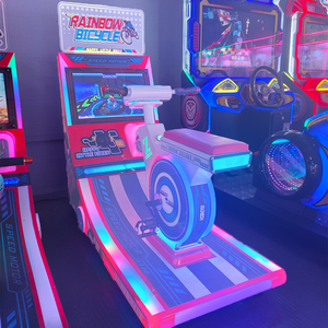 Machine <span class=keywords><strong>de</strong></span> <span class=keywords><strong>jeu</strong></span> <span class=keywords><strong>de</strong></span> course <span class=keywords><strong>de</strong></span> vélo pour enfants, simulateur <span class=keywords><strong>de</strong></span> course <span class=keywords><strong>de</strong></span> voiture 3D à monnayeur, machine <span class=keywords><strong>de</strong></span> <span class=keywords><strong>jeu</strong></span> d'arcade pour parc d'attractions - Product Image 3