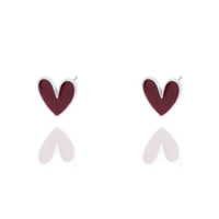Boucles d'oreilles clous en acier inoxydable 316L en forme de nuage au design simple pour enfants