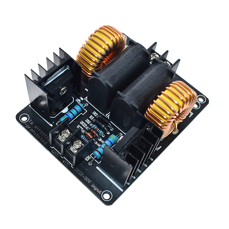 1000W ZVS Niederspannungsinduktion, Induktionsheizspulen-Kit Induktionsheizung Heizplatinenmodul Flyback-Treiberheizung DIY