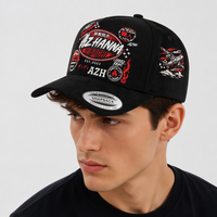 Casquette structurée unisexe vintage à 5 panneaux, avec calotte rigide, personnalisable, multi-positions, surpiqûres complexes, en tissu Oxford Dobby et doublure satinée, vente en gros