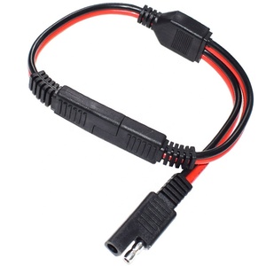 Kabel Ekstensi Daya SAE 18AWG 16AWG 1 ke <span class=keywords><strong>2</strong></span> Y Splitter Kabel Konektor SAE Kabel Adaptor Daya DC Otomotif Tahan Lama - Product Image 2
