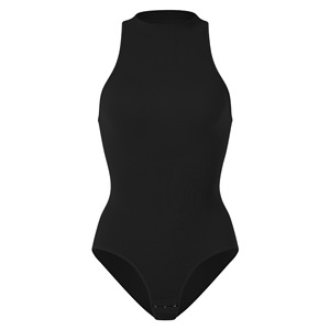 Body de Compresión de Cuello Alto para Mujer, Sin Mangas, Control de Abdomen, Moldeador Sin Costuras - Product Image 5