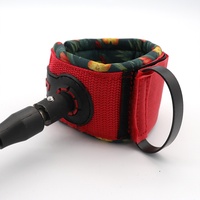 Laisse de planche de surf de corde droite de jambe de couleur personnalisée de haute résistance d'UNDERICE OEM avec la manchette de cheville