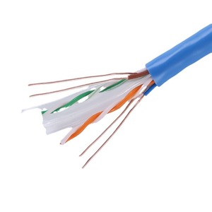 สายเคเบิลเครือข่าย Cat6E Utp 4 คู่ทองแดงบริสุทธิ์แบบไม่ป้องกันสำหรับการส่งข้อมูลคอมพิวเตอร์ - Product Image 3