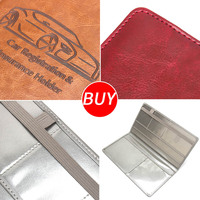 Organizador de Vehículos Grande en Oferta, Estuche para Documentos, Carpeta para Tarjetas de Registro y Seguro de Automóvil, Portadocumentos Importantes para Automóvil