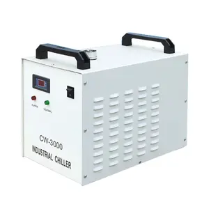 New designed closed water circulation cooling machine CW3000 chiller for water cooled spindle laser machine