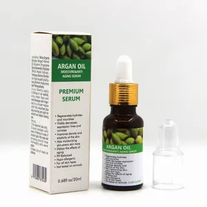 Atacado de rótulo privado 20ml, produtos de fábrica, óleo natural, anti acne, reparação, óleo de argan, soro facial