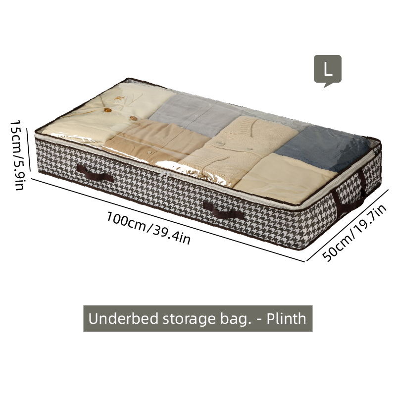 ลายฮาวด์สทูธสีดำขาว ขนาด 100 ซม.