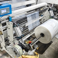 Máquina de fabricación de bolsas de corte en caliente de alta velocidad de 1000 mm para BOPP/OPP con sistema EPC de tensión automática y estructura de acero canalado