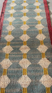 Boho Geometric Wool Jute <b>Runner</b> <b>Rug</b> Rustic Farmhouse Hallway Carpet for Entryway Floor Decor Home Handwoven - Product Image 4