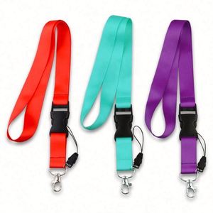 Factory Cheap Fast Delivery Pure Colors Neck Polyester Sublimation Id Card Holder Gift Promotional Lanyard Wholesale - Product Image 4