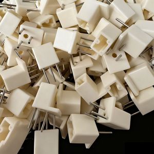 Electric Meter Box 14mm Right Angle Bracket Three Pin ABS <b>Plastic</b> Single <b>Hook</b> For Wall Mounting - Product Image 3